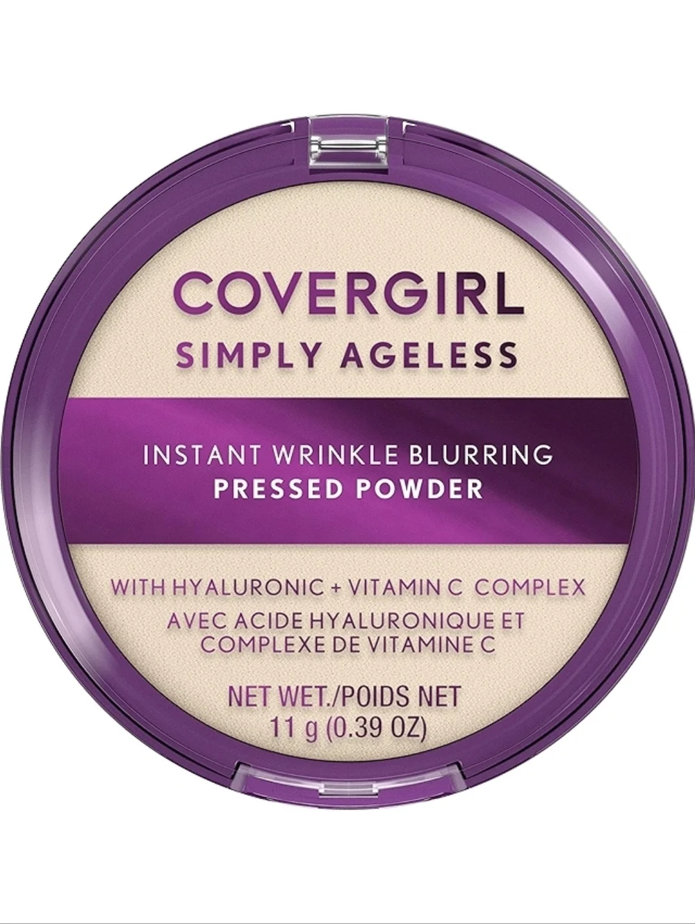 2 x CoverGirl Simply Ageless Blurring Pressed Powder 100 Translucent